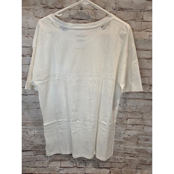 Vintage Canvas Unisex Graphic Tee Size Large Distressed Def Lepard Shirt NWoT - Picture 3 of 4